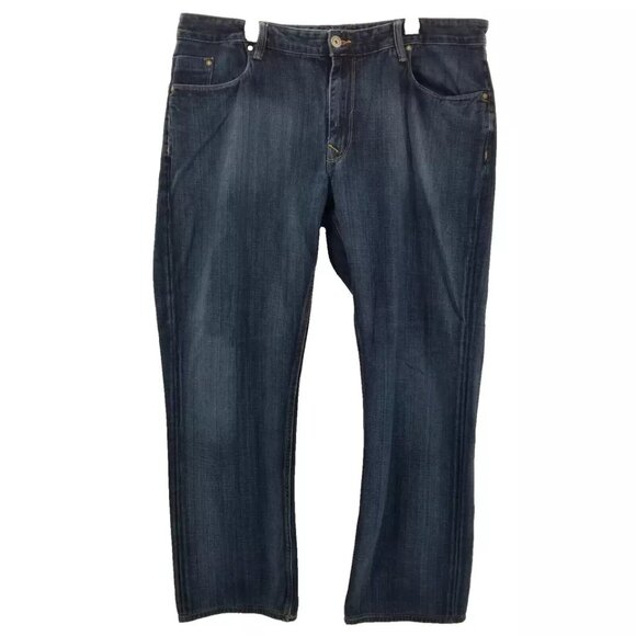 Robert Graham Classic Yates Jeans Men'sLight Whiskering Distress 42 x 30